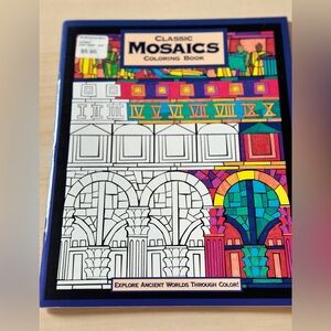 2/$20 | Mindware Classic Mosaics Coloring Book | Like New Condition